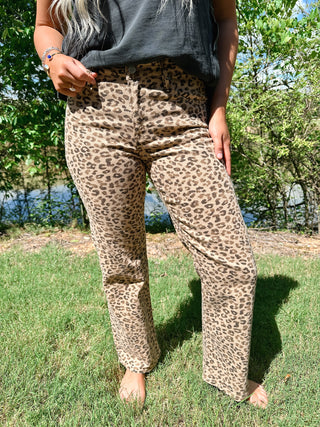 Risen Leopard Jeans