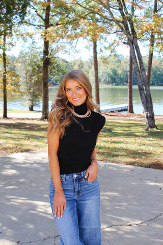 Hampton Knit Top - Black