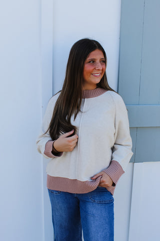 Jane Knit Sweater - Ecru