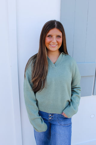 Zoey Sweater - Sage Green