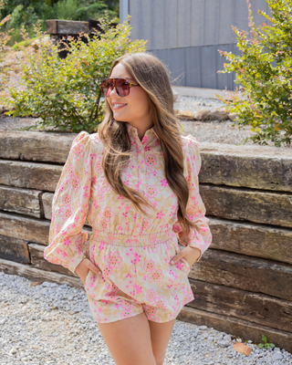 Everly Lace Romper