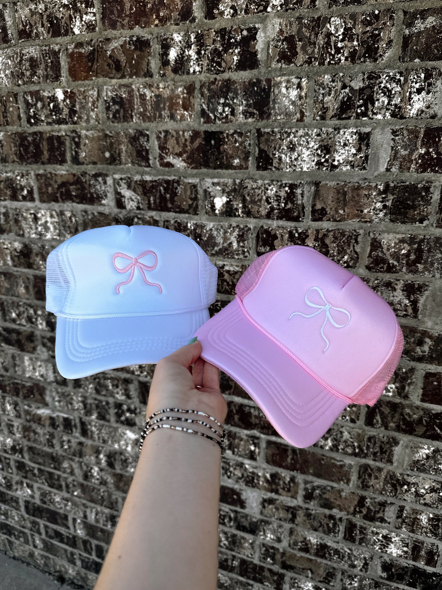 Ribbon Bow Trucker Hat