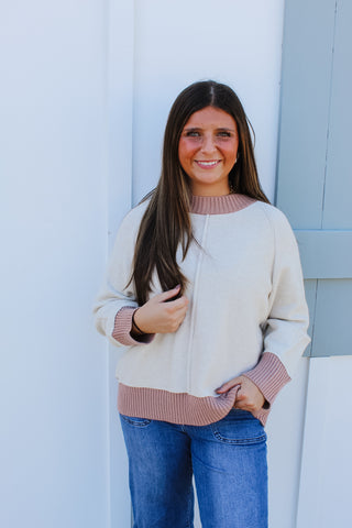 Jane Knit Sweater - Ecru