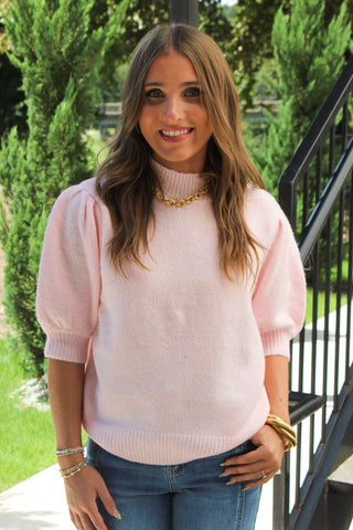 Varley Knit Sweater Vest - Soft Pink