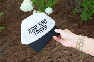 Jesus Saves I Spend Hat