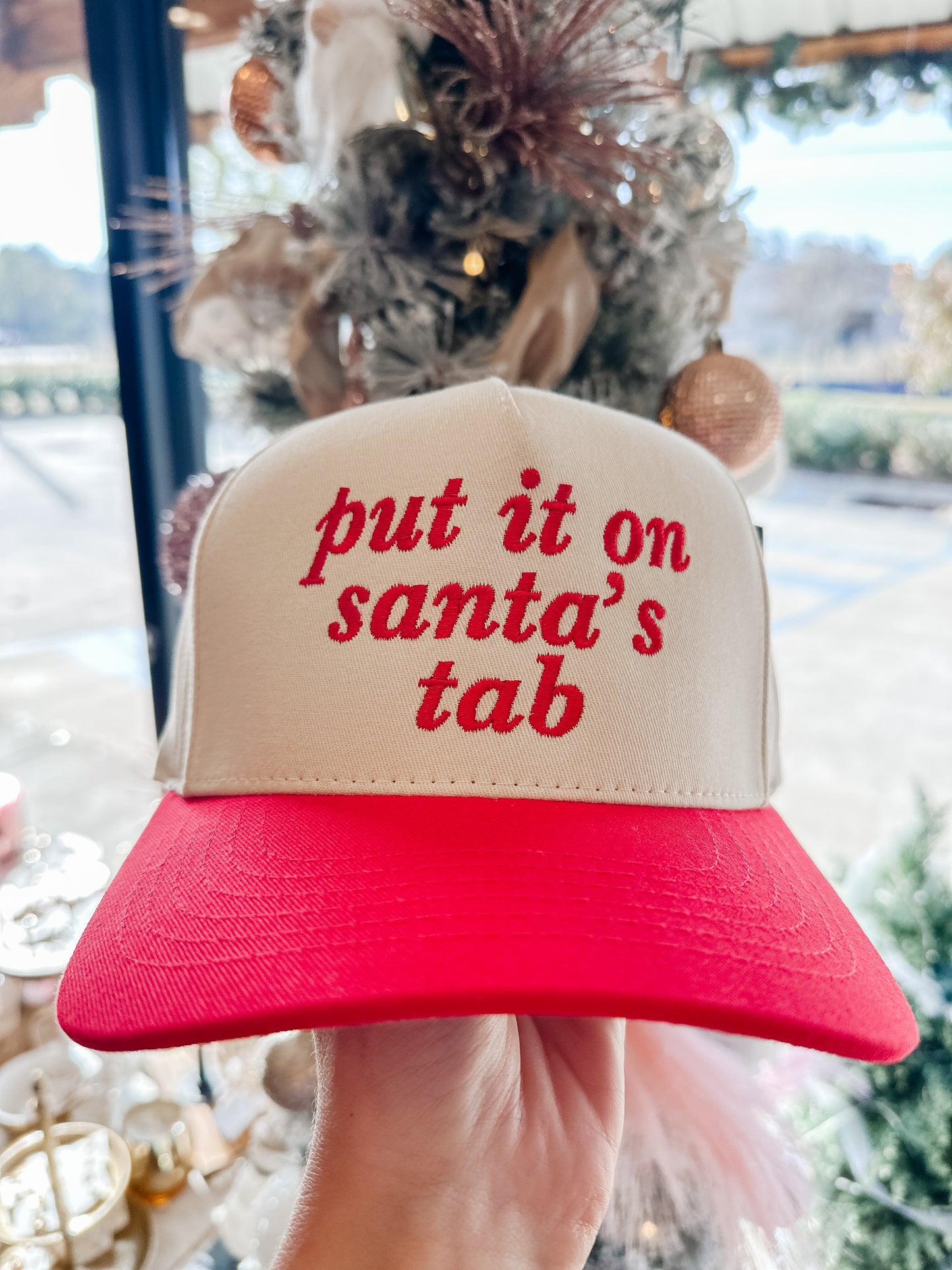 Put it on Santa's Tab Hat