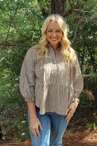 Camryn Striped Top