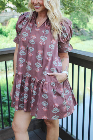 Maise Dress - Brown