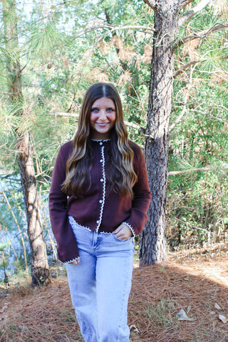 Kenzie Cardigan - Brown