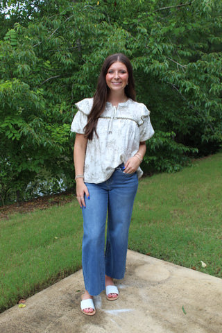 Lily Bubble Sleeve Top