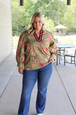 Monica Floral Top