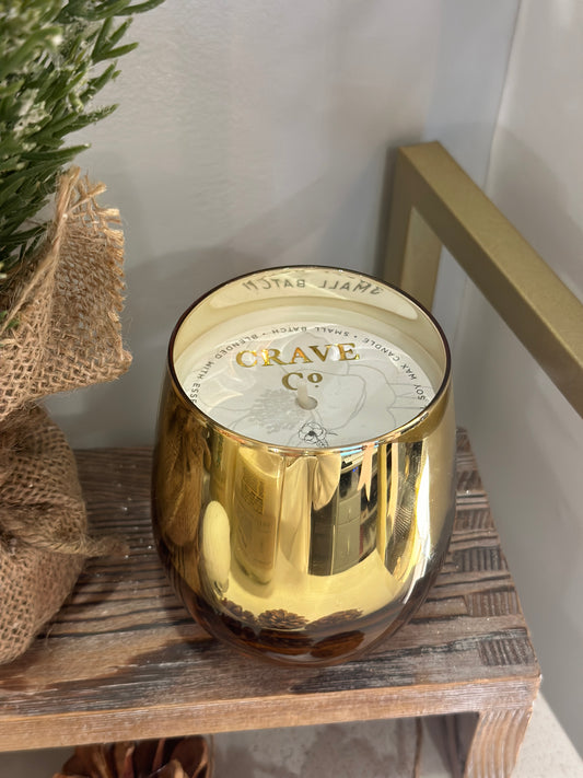 Crave Gold Stemless Candle