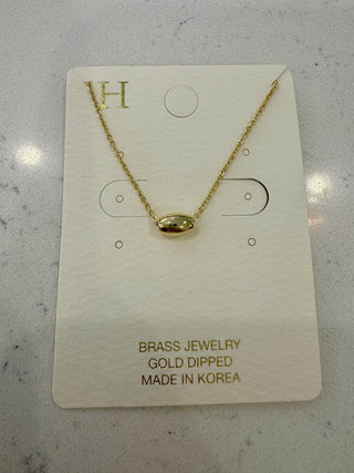 Gold Bean Necklace