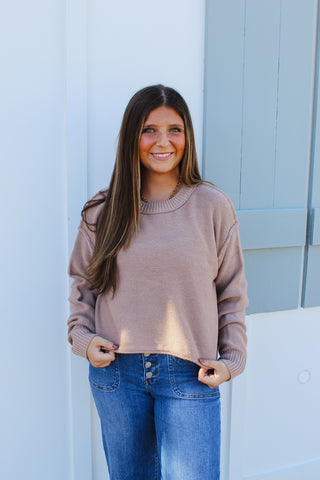 Micha Sweater - Dark Taupe