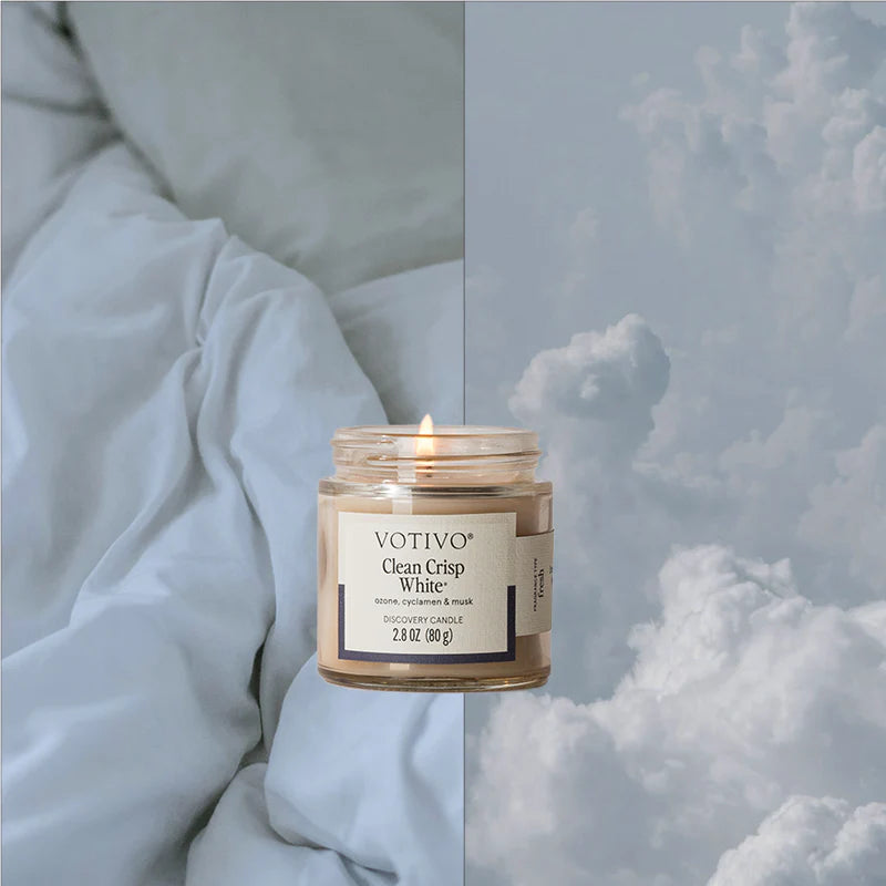 Clean Crisp White Discovery Candle