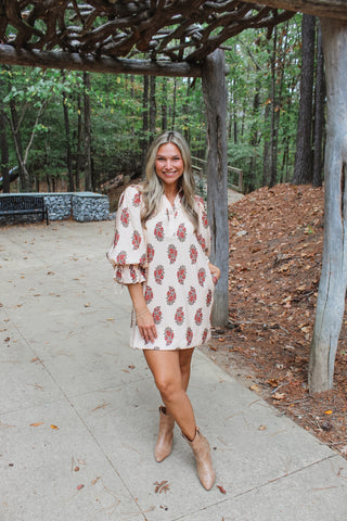 Xana Mini Dress - Ecru