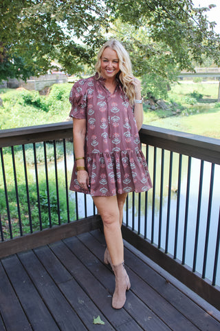 Maise Dress - Brown