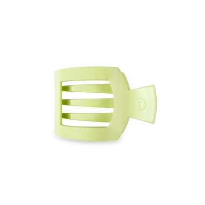 Teleties Medium Flat Square Hair Clip- Aloe There!