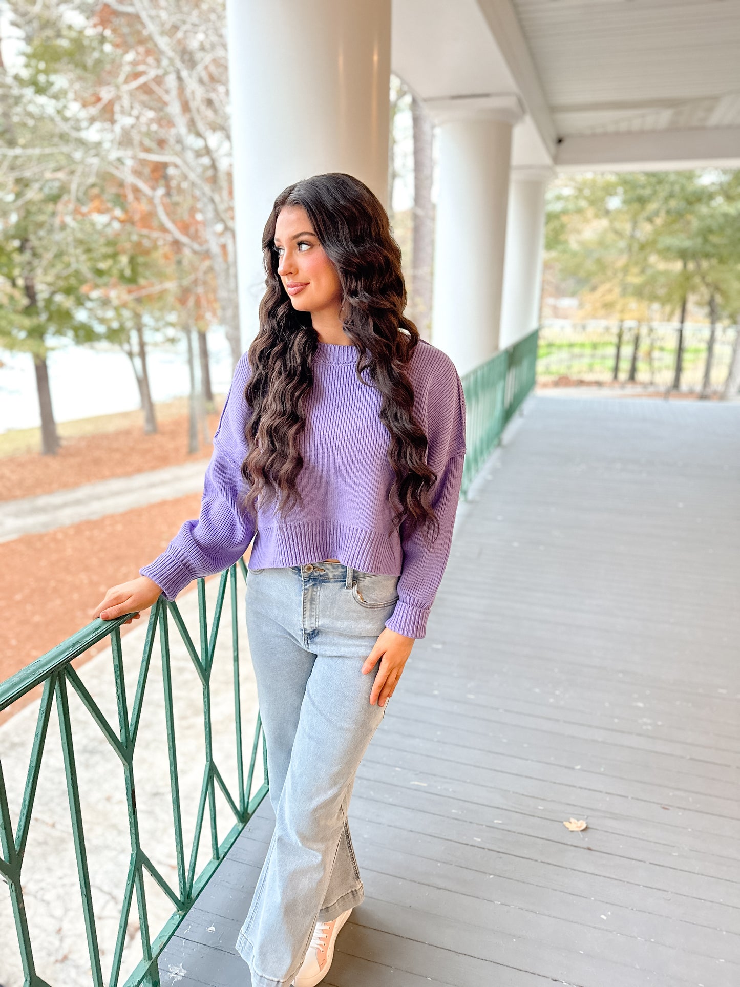 Eleanor Sweater- Lavender