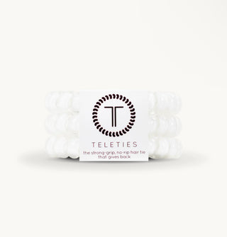 Teleties Large Ties -  Coconut White