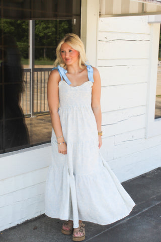 Jenna Maxi Dress - Blue