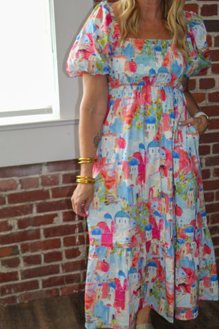 Venice Dress - Pink Mix
