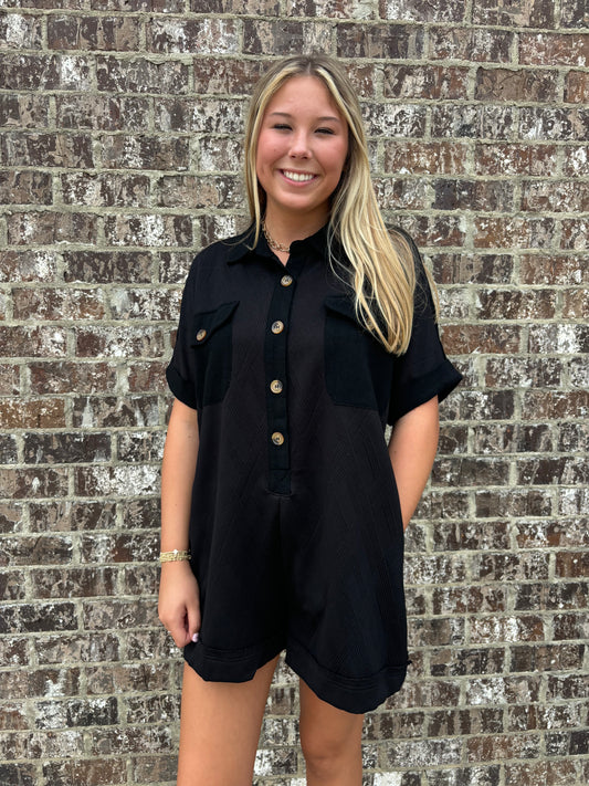 Molli Romper-Black