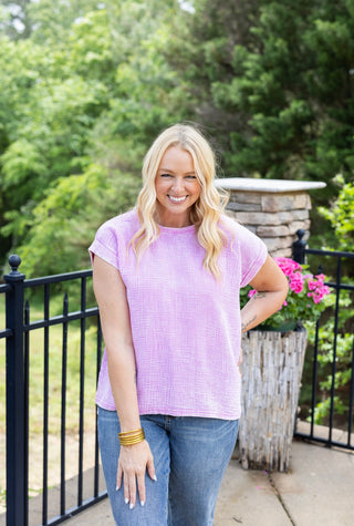 Zenana Double Gauze Top