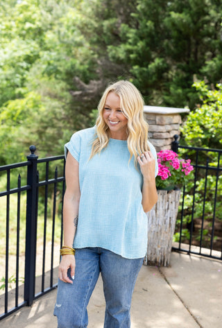 Zenana Double Gauze Top