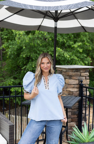 Caroline Top - Blue