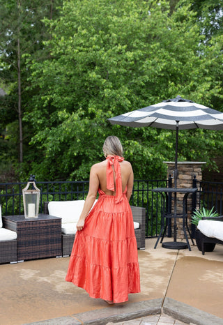 Sunset Maxi Dress - Orange