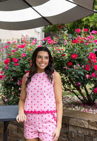 Parker Polka Dot Set - Pink