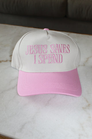 Jesus Saves I Spend Hat
