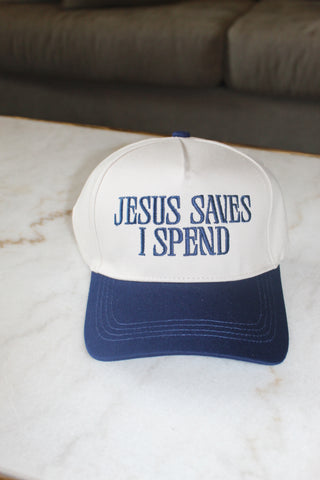 Jesus Saves I Spend Hat