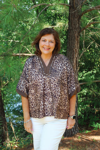 Terry Cheetah Top