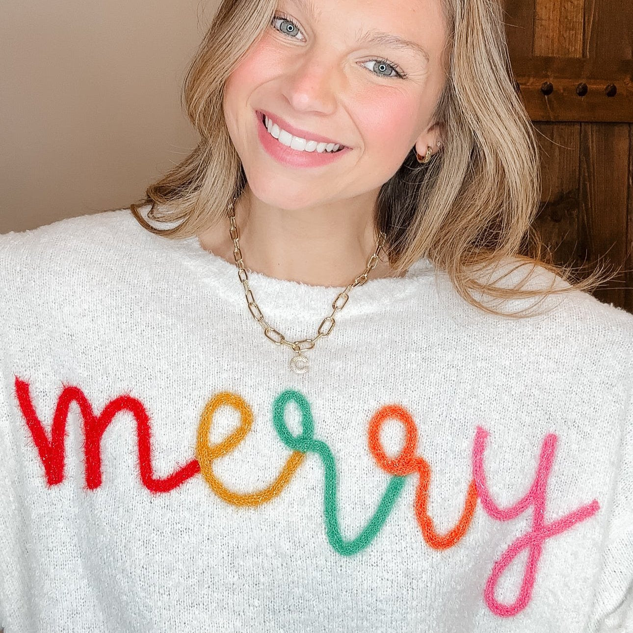 Multicolor Merry Sweater