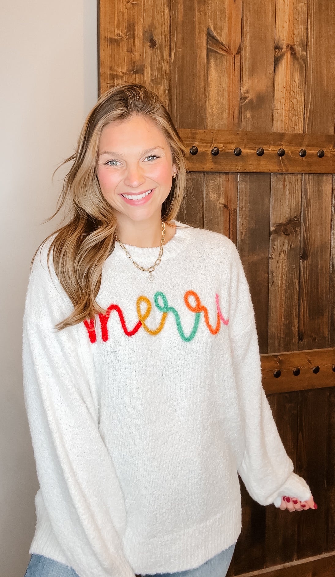 Multicolor Merry Sweater