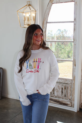 Apres Ski Sweater - White