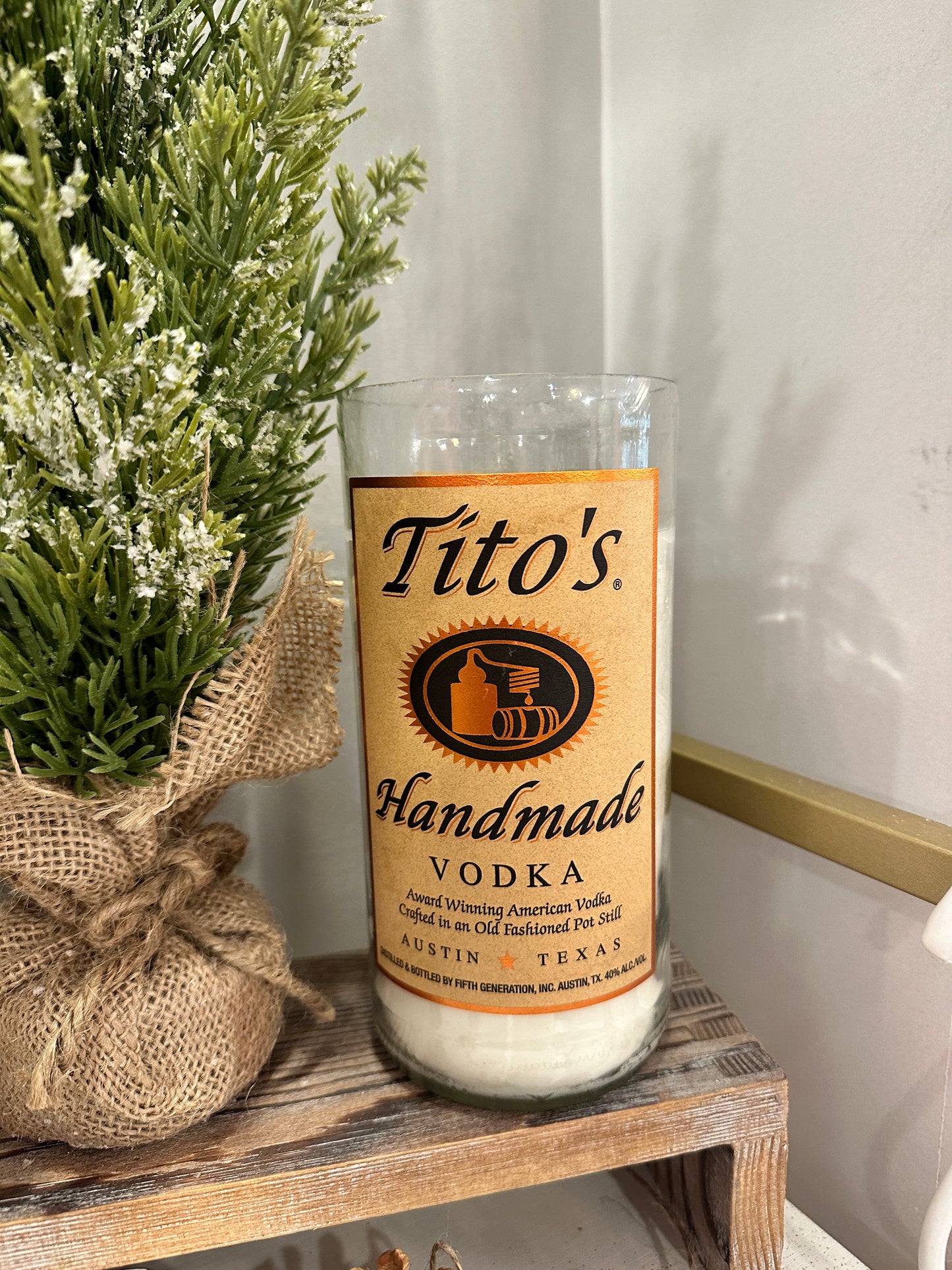 Titos Candle