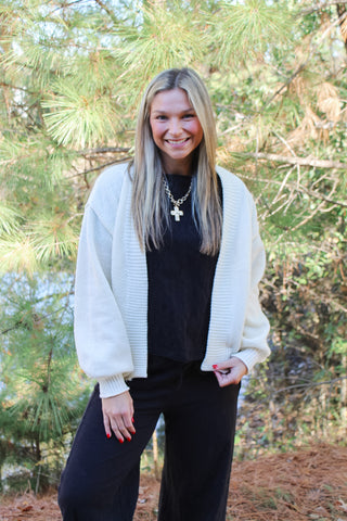 Mollie Cardigan - Cream