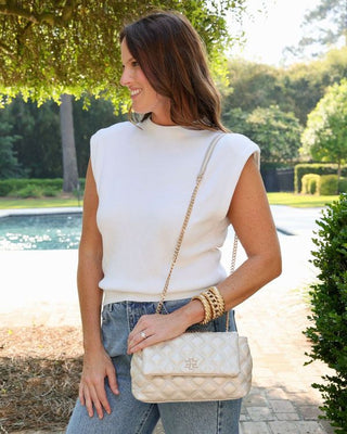 Leigh Quilted Crossbody