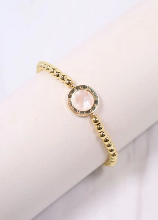 Debruh Bracelet with Charm GOLD