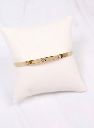 Geneiva CZ Metal Bracelet