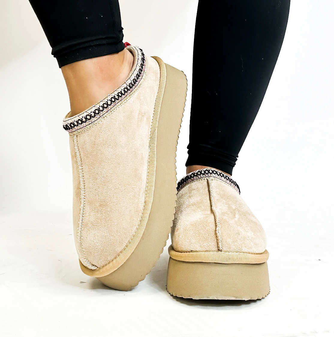 Pillow Talk Faux Suede Clogs