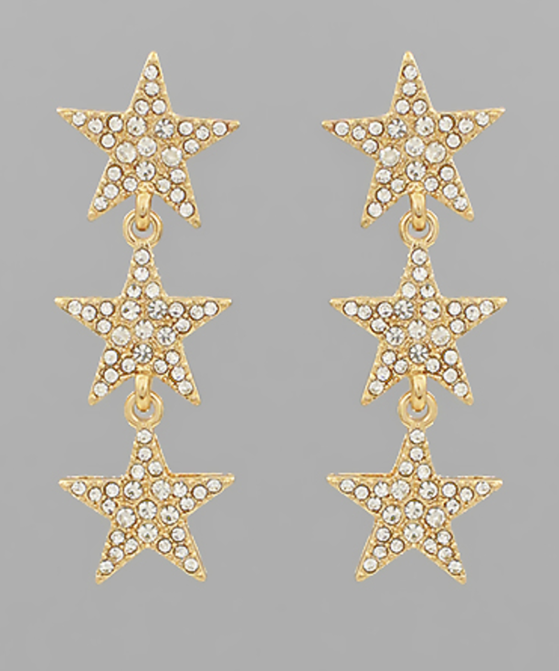 Star Dangle Earrings