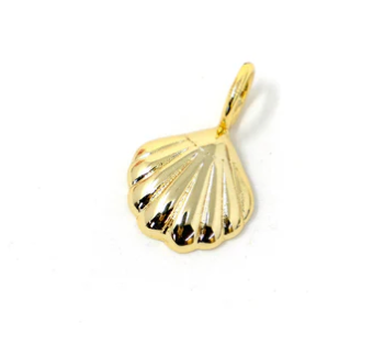 TSK Sea Shell Charm-Gold