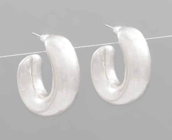 Metal Open Hoops