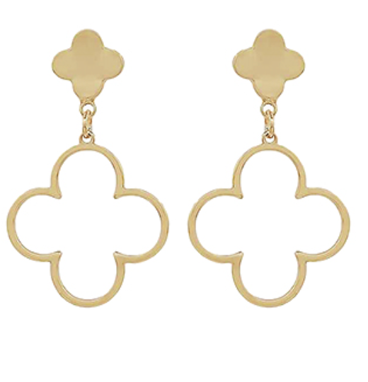 Clover Drop Dangle Earrings