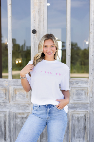 Alabaster Tee - Pink