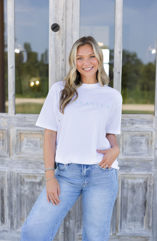 Alabaster Tee - Turquoise